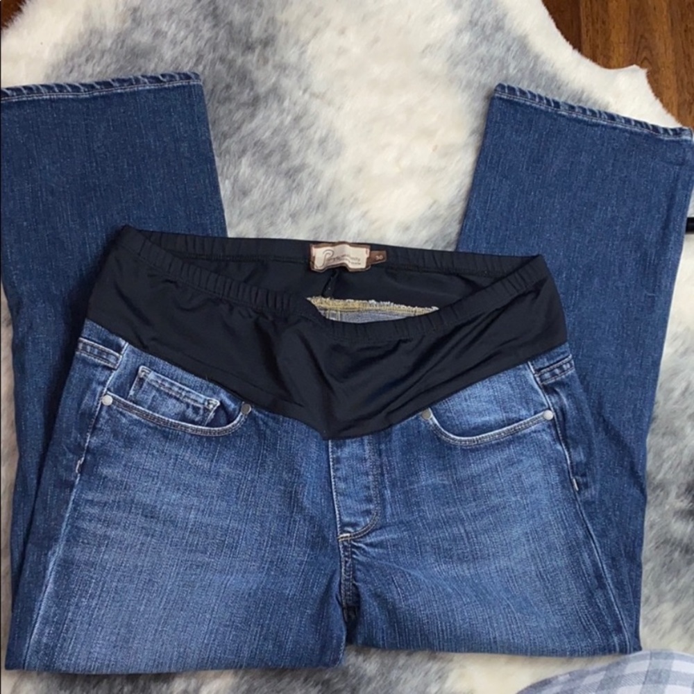 Paige Laurel Canyon Maternity Crop Jeans 30